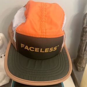 Faceless Culture adjustable outdoor running hat.